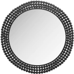 Καθρέπτης Τοίχου Amila 2700202 Φ76cm Black Mirrors & More Μέταλλο