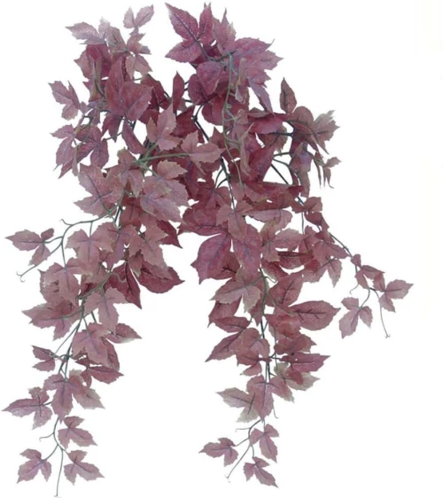 Τεχνητός Κρεμαστός Σφένδαμος Viorea 5791-7 90cm Purple Supergreens Πολυαιθυλένιο