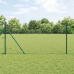 vidaXL Φράχτης Εξαγώνου Πράσινο 1.4 x 50 m Ατσάλι