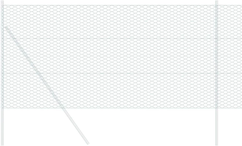 vidaXL Φράχτης Εξαγώνου Πράσινο 1.4 x 50 m Ατσάλι
