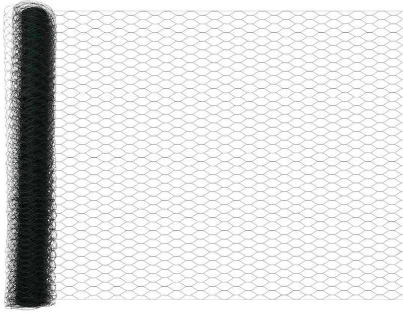 vidaXL Φράχτης Εξαγώνου Πράσινο 1.4 x 50 m Ατσάλι