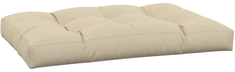 vidaXL Μαξιλάρι Παλέτας Μπεζ 120 x 80 x 12 εκ. Υφασμάτινο