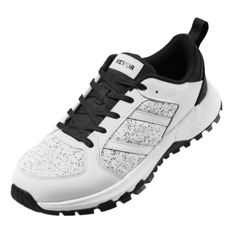 VEVOR Cross Training Shoes M Width Sneakers UK Size 7 Wide Toe Box Shoes White