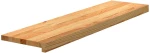 vidaXL Πατάκια Σκάλας 20 τεμ. Ανοιχτό Καφέ 100x30x2 cm Ξύλο Δρυός
