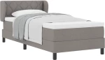 vidaXL Κρεβάτι Box Spring με Στρώμα Ταπεί 100x200 cm Ύφασμα