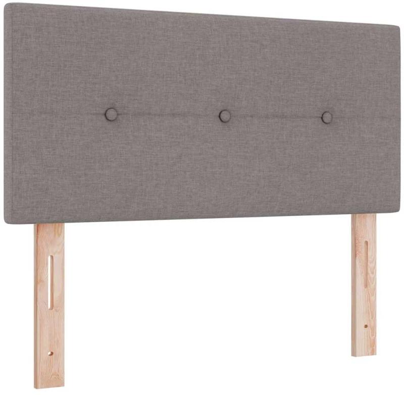 vidaXL Κρεβάτι Box Spring με Στρώμα - Πολύχρωμο - 90 x 200 εκ. - Υφασμάτινο