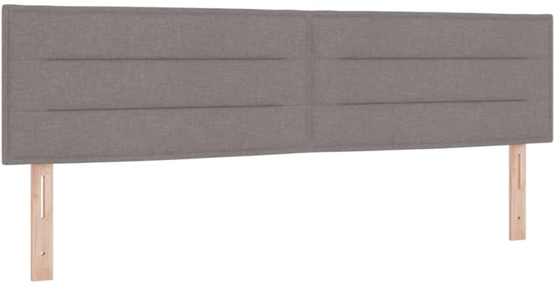 vidaXL Κρεβάτι Box Spring με Στρώμα & LED Ταύρου 180 x 200 εκ Ύφασμα