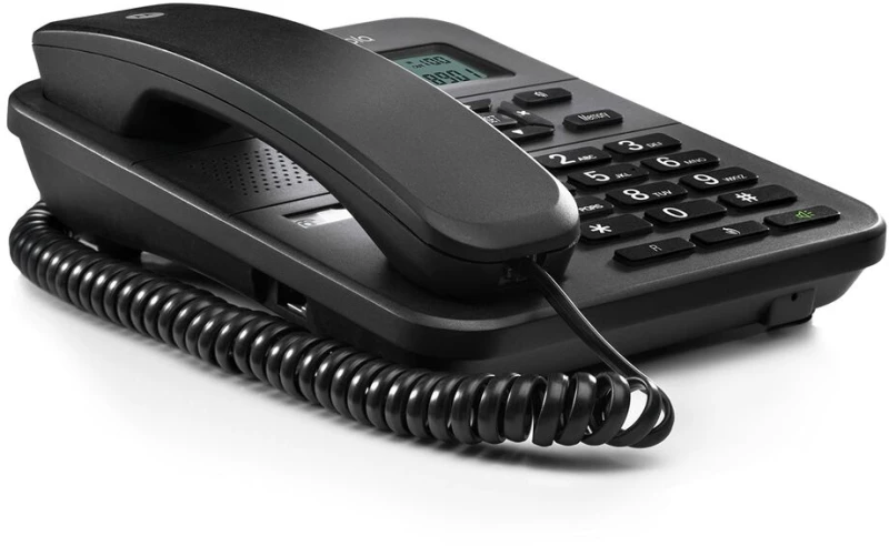 Σταθερό Τηλέφωνο Motorola Μαύρο