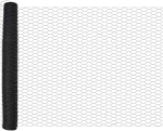 vidaXL Εξάγωνος Φράχτης Γκρι 1.2x10 μ Ατσάλι