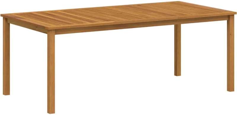 vidaXL Σετ Τραπεζαρίας Κήπου 9 pcs Μπεζ 200 x 100 x 74 cm