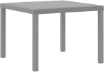 vidaXL Σετ τραπεζαρίας κήπου 3 pcs Ανοιχτό γκρι 100 x 100 x 73 εκ