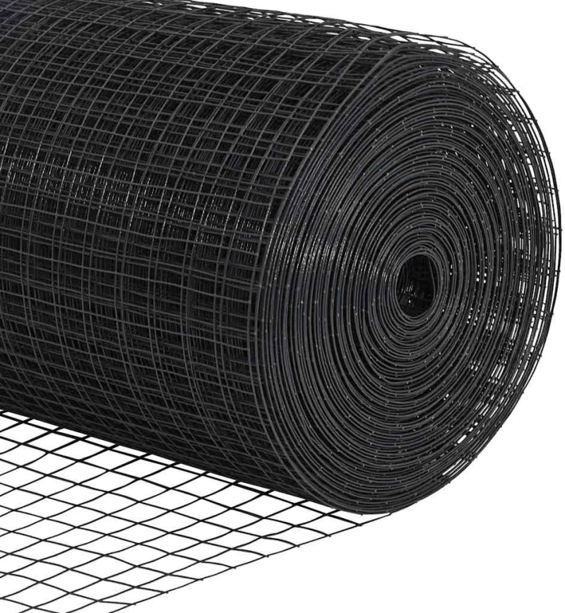 vidaXL Συρμάτινος Φράχτης Γκρι 0.8x50 μ Σίδερο