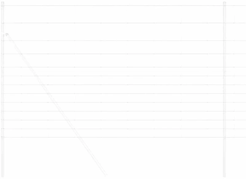 vidaXL φράκτης 1.5x25 μ γαλβανισμένος