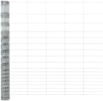 vidaXL Πλέγμα Περιφράξεων 1.5x50μ Γαλβανισμένος Χάλυβας