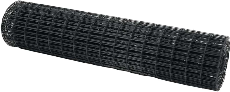 vidaXL Ευρωπαϊκός φράκτης Γκρι 1x25 μ Σίδηρος