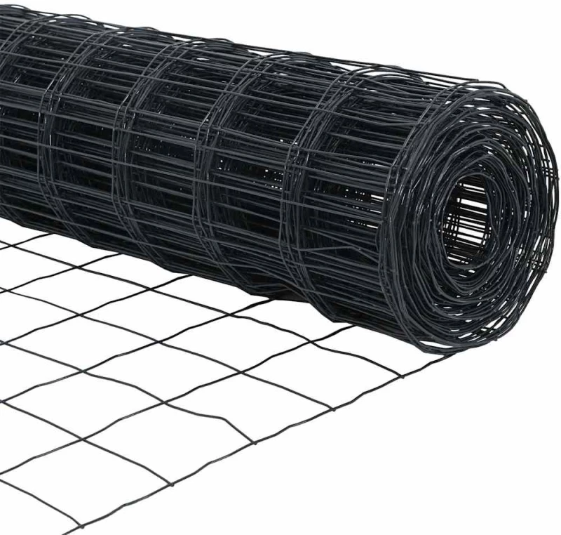 vidaXL Ευρωπαϊκός φράκτης Γκρι 1x25 μ Σίδηρος