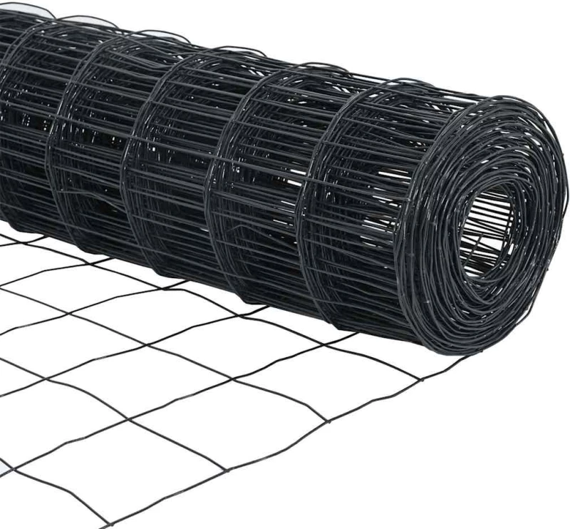 vidaXL Ευρωπαϊκός Φράχτης Γκρι 0,4x50 μ Χάλυβα