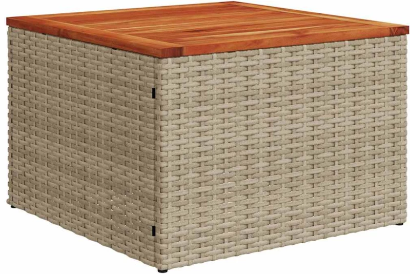 vidaXL Σετ Σαλονιού Κήπου 9 pcs Beige, ανοιχτό γκρι Μεγάλο