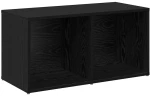 vidaXL Σετ επίπλου τηλεόρασης 4 pcs Μαύρη Δρυς 72 x 35 x 36.5 cm