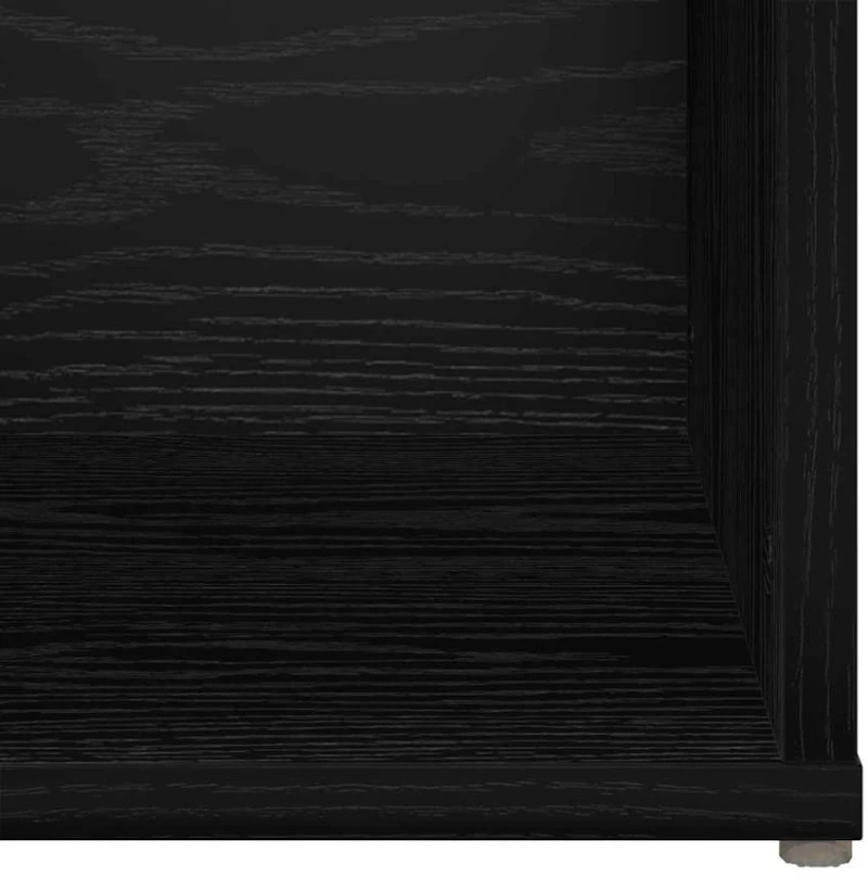 vidaXL Σετ επίπλου τηλεόρασης 4 pcs Μαύρη Δρυς 72 x 35 x 36.5 cm