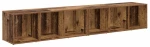 vidaXL Σετ επίπλου τηλεόρασης 2 pcs Παλιό Ξύλο 37 x 35 x 107 εκ