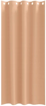 vidaXL Κουρτίνες 2 pcs Ανοιχτό καφέ 260 x 140 εκ. Πολυεστέρας
