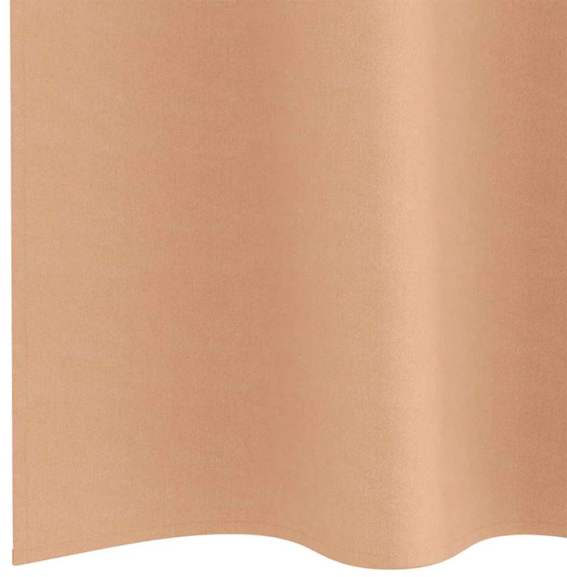 vidaXL Κουρτίνες 2 pcs Ανοιχτό καφέ 260 x 140 εκ. Πολυεστέρας