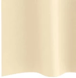 vidaXL Κουρτίνες με κουρτίνες 2 pcs Κρεμ 260 x 140 εκ. Πολυεστέρας