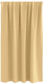 vidaXL Κουρτίνες με κουρτίνες 2 pcs Μπεζ 140 x 140 cm Πολυεστέρας