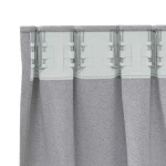 vidaXL Κουρτίνες 2 pcs Ανοιχτό γκρι 245 x 140 εκ. Πολυεστέρας