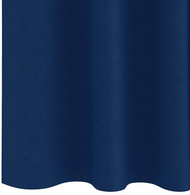 vidaXL Κουρτίνες 2 pcs Σκούρο Μπλε 260 x 140 εκ. Πολυεστέρας
