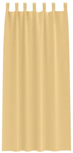 vidaXL Κουρτίνες με κουρτίνες 2 pcs Μπεζ 245 x 140 εκ. Πολυεστέρας