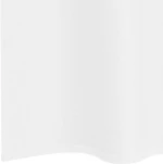 vidaXL Κουρτίνες με κουρτίνες 2 pcs Λευκό 140 x 245 εκ. Πολυεστέρας
