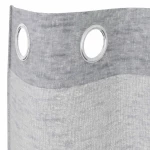 vidaXL Κουρτίνες 2 pcs Σκούρο γκρι 140 x 245 εκ. Πολυεστέρας