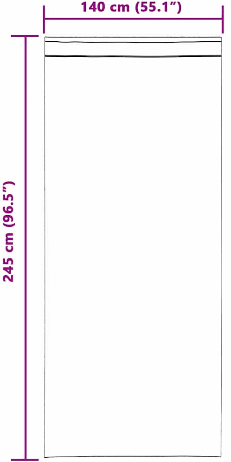 vidaXL Κουρτίνες με κουρτίνες 2 pcs Κρεμ 140 x 245 εκ. Πολυεστέρας
