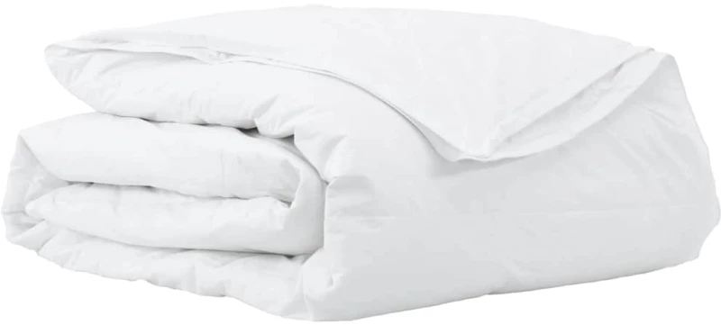 vidaXL Κουβέρτες & Πάπλωμα Λευκό 240 x 220 εκ. Πούπουλο