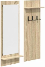 vidaXL Τοίχου Κρεμάστρα Sonoma Oak 70 x 10 x 90 εκ. Επεξεργασμένο ξύλο