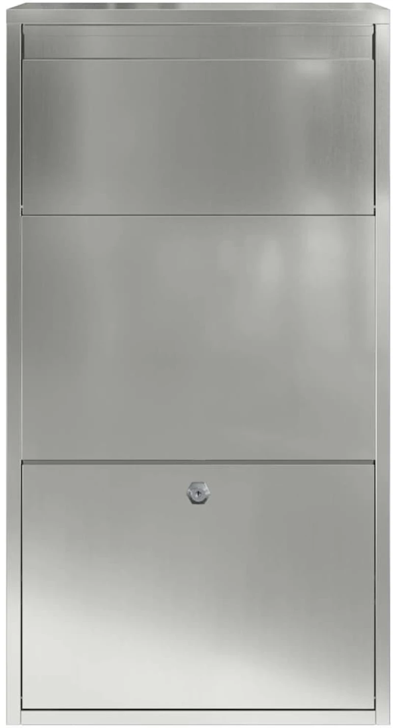 vidaXL Γραμματοκιβώτιο Πακέτων 44x22x82 εκ. Γαλβανισμένος Χάλυβας