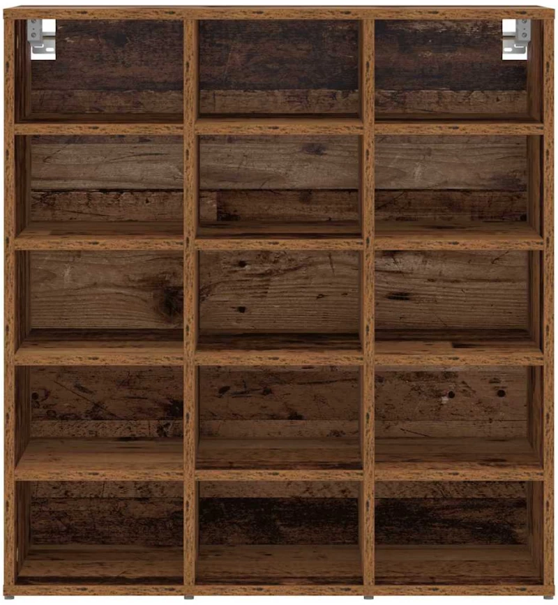 vidaXL Ντουλάπα Παπουτσιών Παλαιό ξύλο 103x30x51 εκ Επεξεργασμένο ξύλο