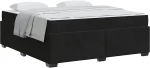vidaXL Σκελετός Κρεβατιού Άλλο Μαύρο 180 x 200 cm Βελούδο