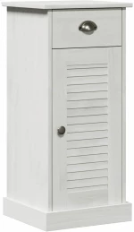 vidaXL Σετ Επίπλων Μπάνιου 2 pcs Καφέ και Λευκό 37 x 34 x 150 εκ