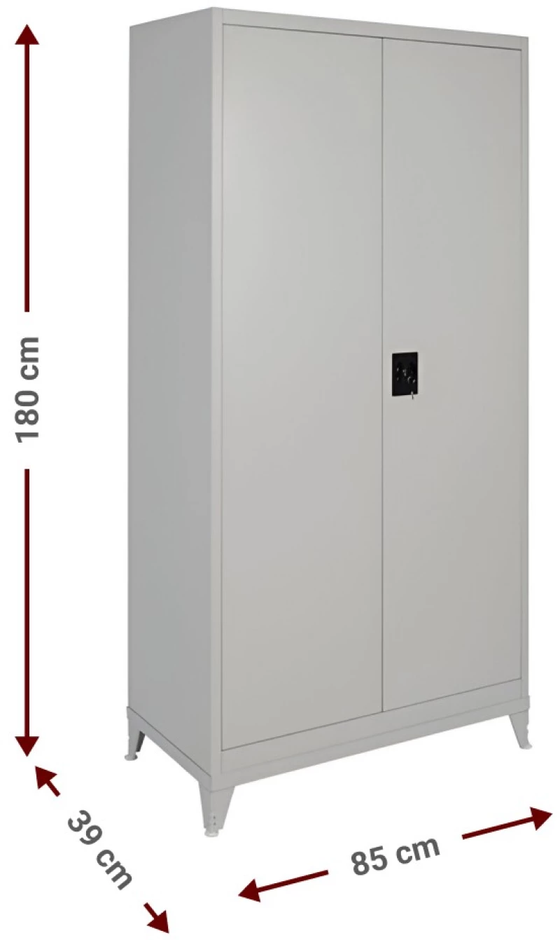 Μεταλλική ντουλάπα Damian 2D Shelf