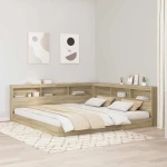 vidaXL Κεφαλάρι Αποθήκης με ράφι Sonoma Δρυς 180 cm Επεξεργασμένο ξύλο