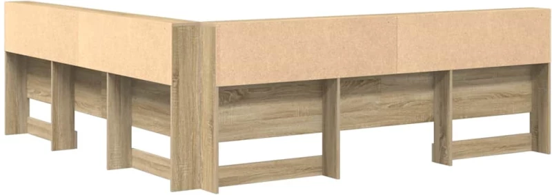 vidaXL Κεφαλάρι Αποθήκης με ράφι Sonoma Δρυς 180 cm Επεξεργασμένο ξύλο