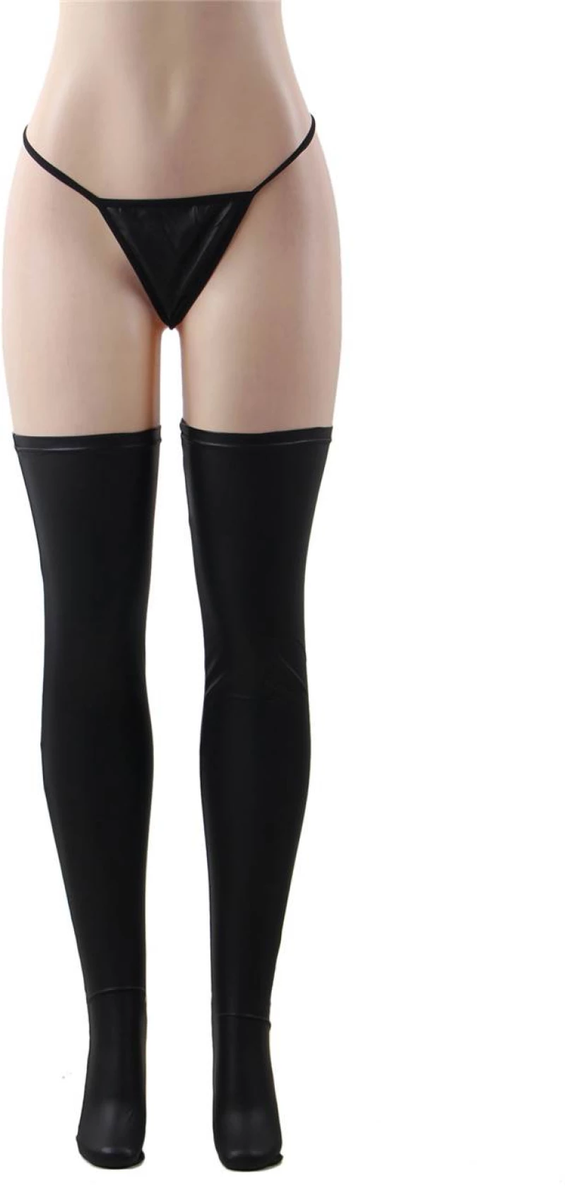 Black Leather Stocking