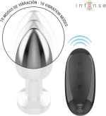 INTENSE - ANAL PLUG 10 VIBRATIONS METAL WITH REMOTE CONTROL M