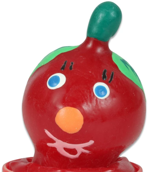 CONDOMERIE - HANDPAINTED NOVELTY CONDOMS TOMATO