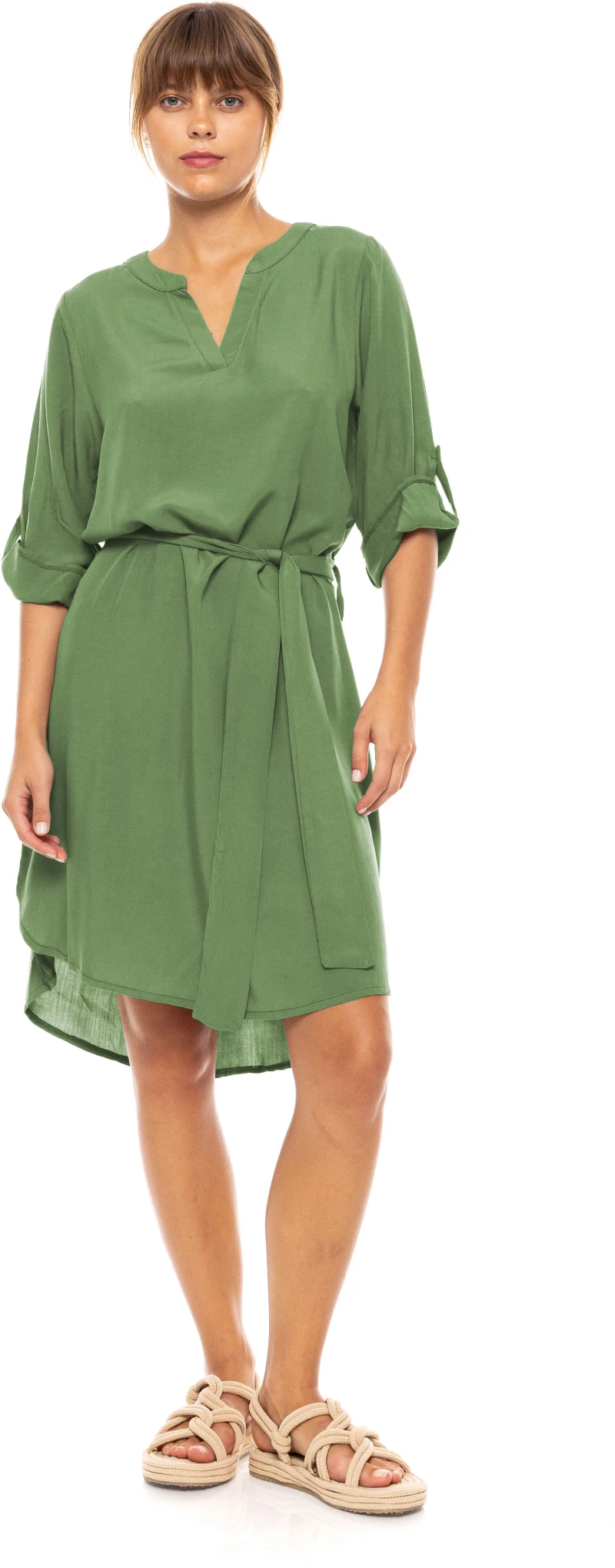 Γυναικείο Beachdress Pink Label - Φόρεμα - Aspen Green - Regular Fit - Viscose