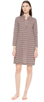 Γυναικείο Νυχτικό Pink Label - Γεωμετρικό print - Regular Fit - Cotton