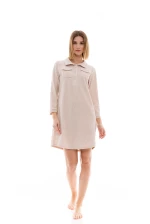 Γυναικείο Νυχτικό Pink Label - Skin - VELVET STRIPE Mini - Regular Fit - Cotton